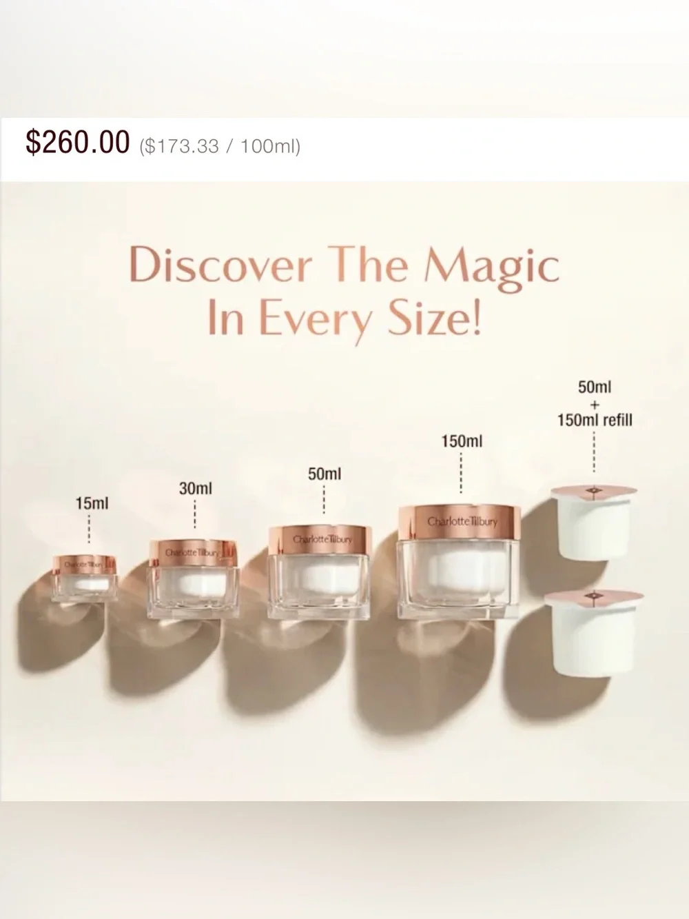 Charlotte Tilbury this largest